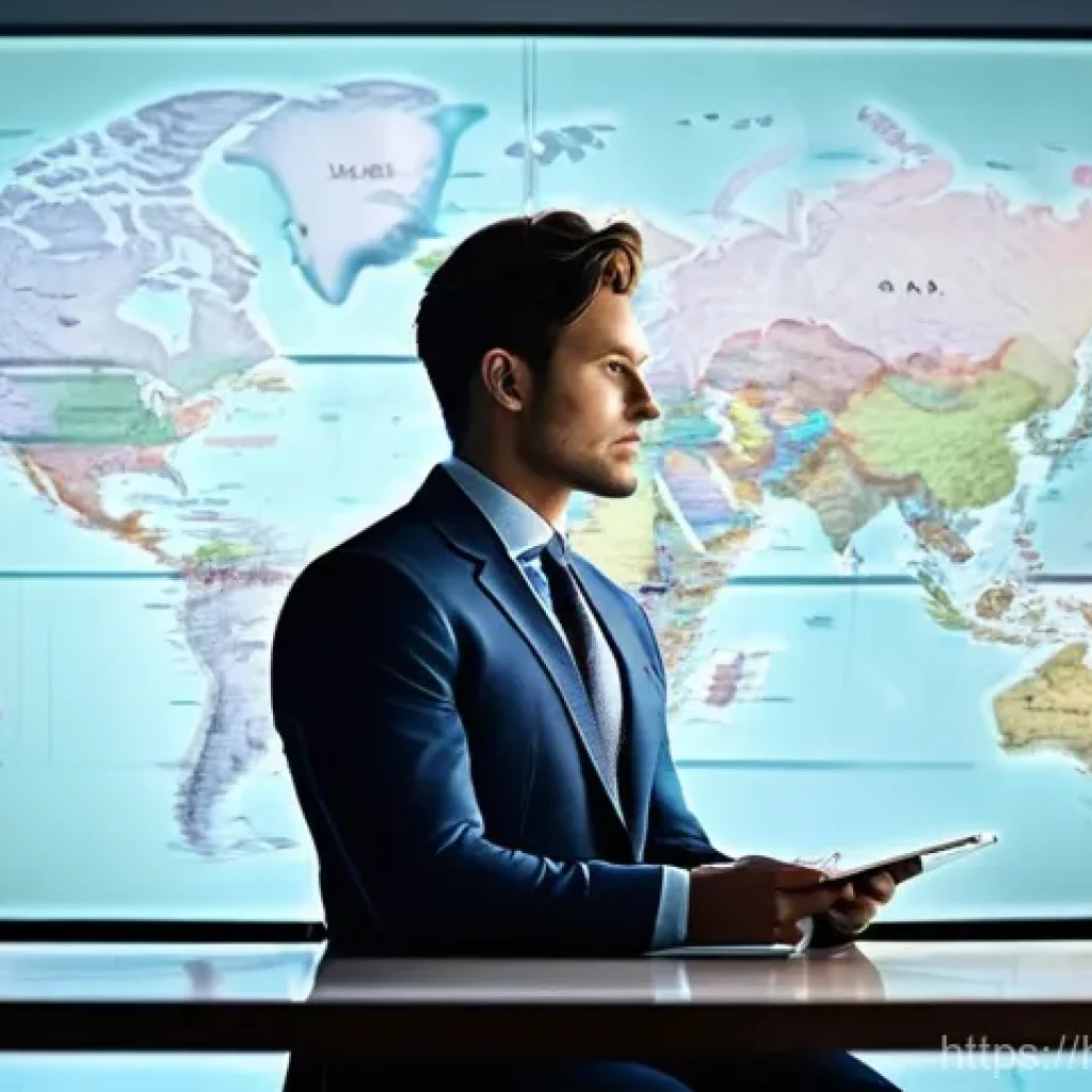 글로벌 비즈니스 전문가 이직 전략 - **Prompt 1: Aspiration and Self-Discovery for a Global Career**
    "A vibrant, high-definition imag...